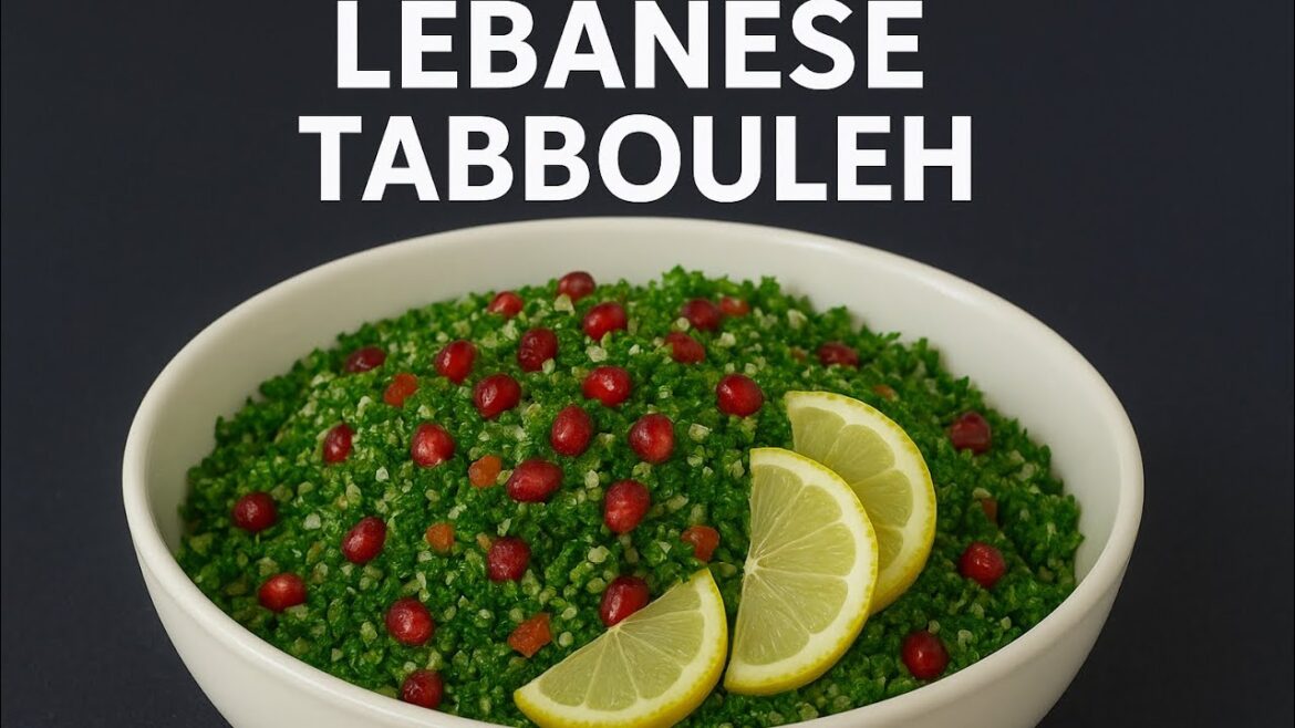 Lebanese Tabbouleh | Authentic Arabic Salad Recipe | Fresh & Healthy #asmr #food #cooking #shorts