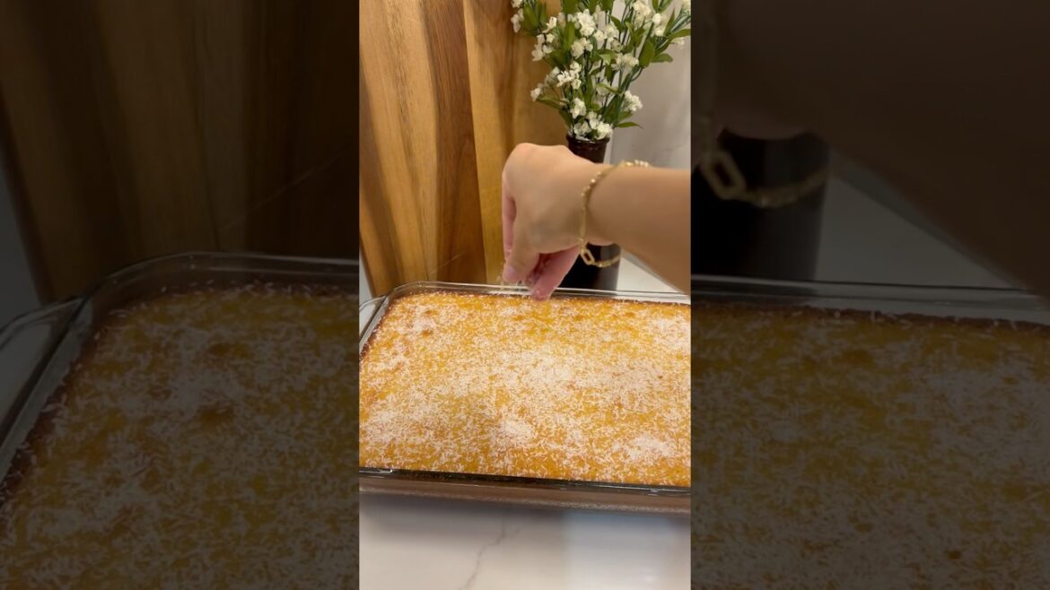 Step-by-Step Basbousa Recipe #fyp