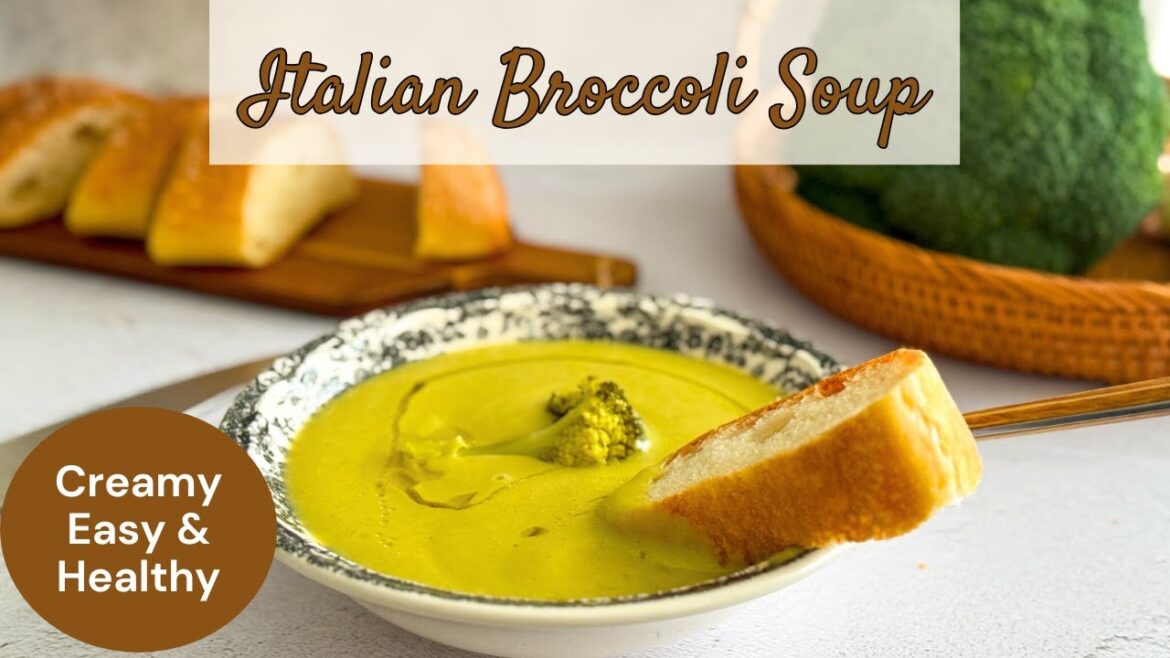 My Italian Creamy Broccoli Soup Recipe – Easy & Quick My Italian Creamy Broccoli Soup Recipe - Easy & Quick
