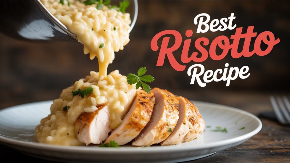 How To Make Creamy Risotto (with Chicken Breast)