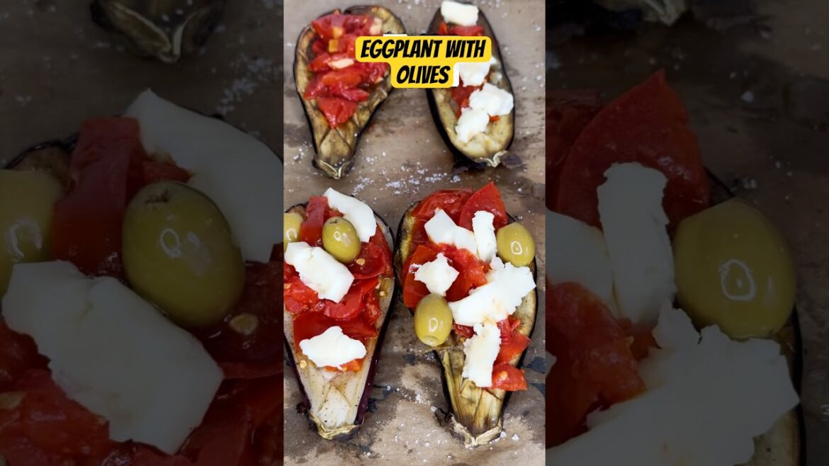 Eggplant with olives