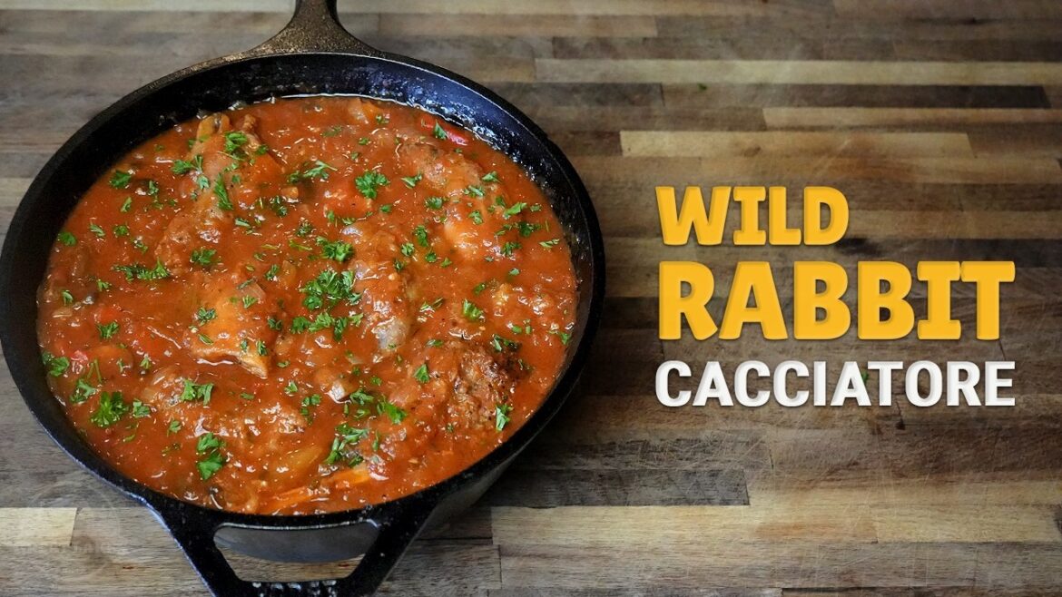 Braised Rabbit Cacciatore - Delicious Italian Wild Game Recipe