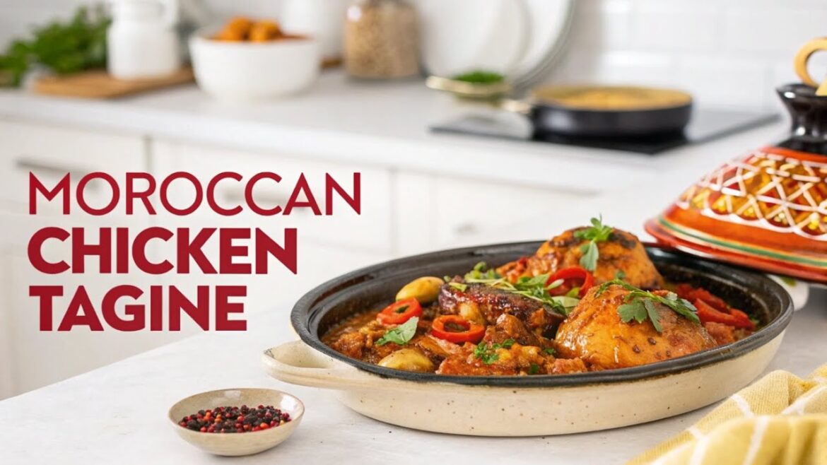 Authentic Moroccan Chicken Tagine with Lemon and Olives | Traditional Step-by-Step Recipe Authentic Moroccan Chicken Tagine with Lemon and Olives | Traditional Step-by-Step Recipe