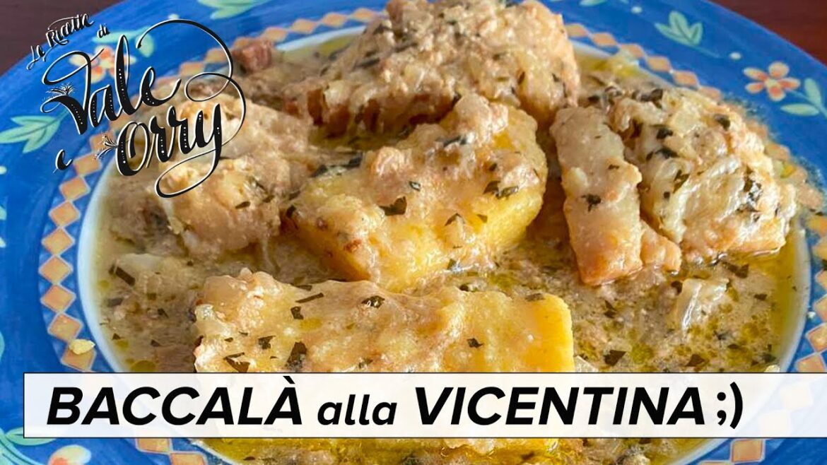 BACCALÀ alla VICENTINA : VERSIONE CHE FA IMPAZZIRE TUTTI  Ricetta uguale a come lo faceva mia Mamma