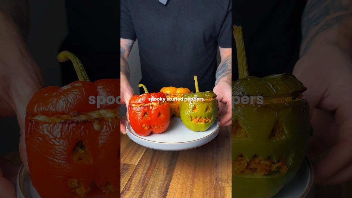 Jack O’Lantern Stuffed Peppers Jack O’Lantern Stuffed Peppers