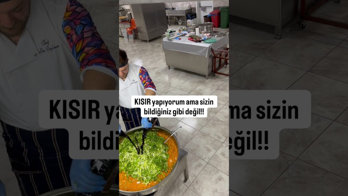 KISIR yapıyorum ama sizin bildiğiniz gibi değil!! KISIR yapıyorum ama sizin bildiğiniz gibi değil!!