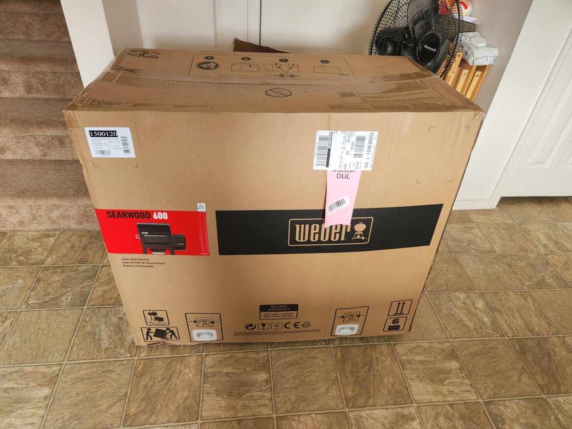 First Pellet Grill arrived