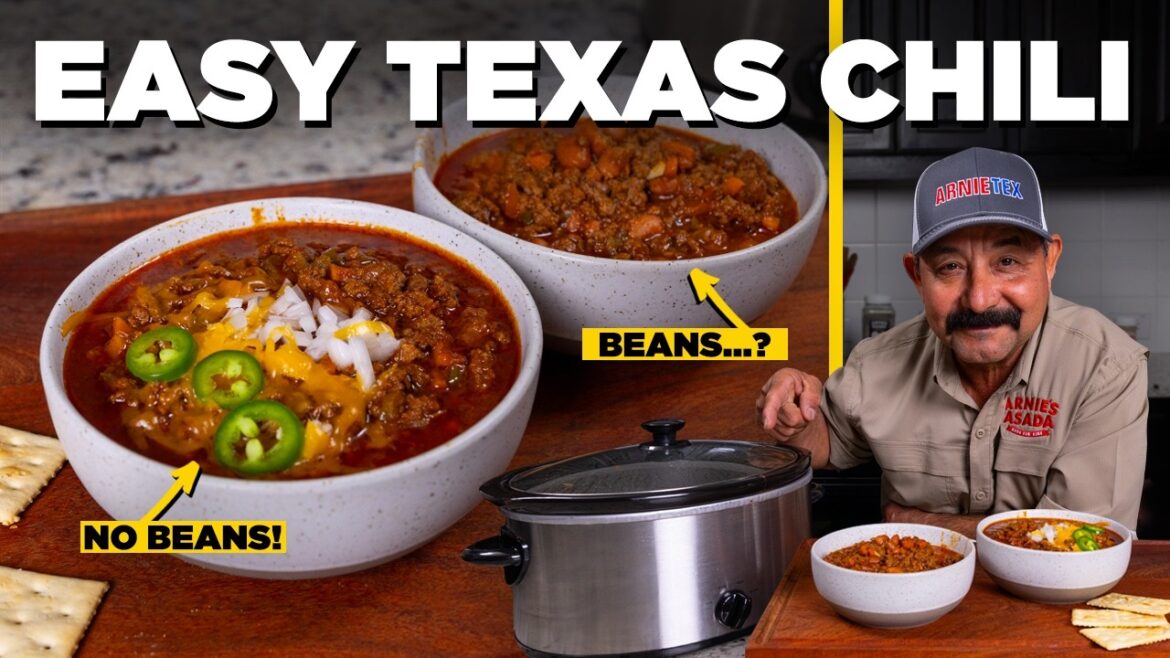 The EASIEST TEXAS CHILI Recipe: My Award Winning Bowl of Red