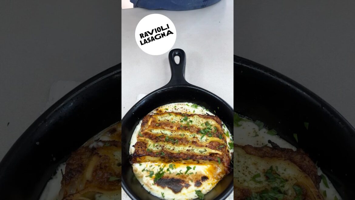 Massive Lasagna Sized Ravioli #recipe #food #italianfood #cooking #pastatime