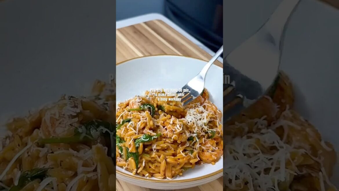 One-pan Shrimp and Orzo One-pan Shrimp and Orzo