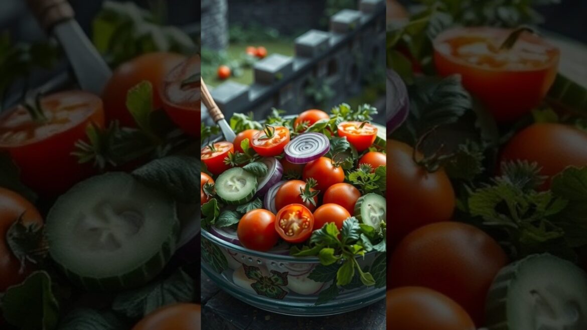 Local Vegetable Salads with Dukkah 3 Minutes | Animated Cooking Short by Moi Channel