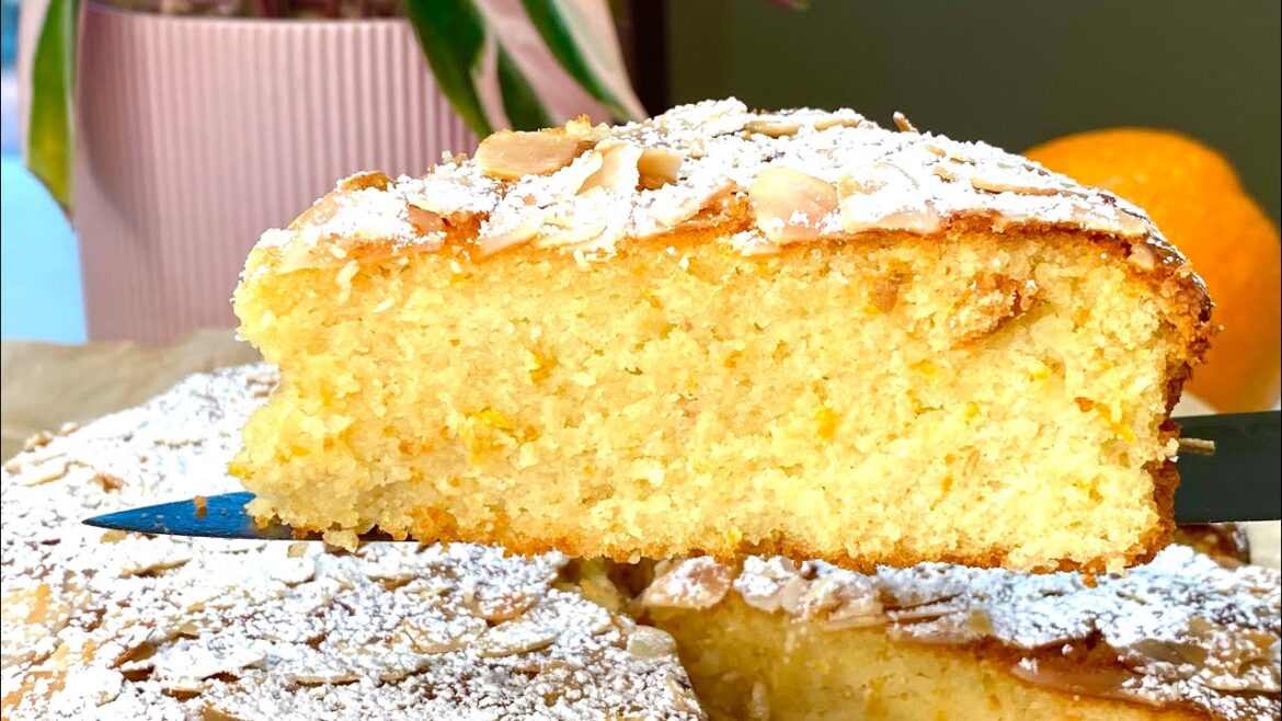 Super Moist and Easy Orange Cake Recipe | Almond Cake | Flourless Cake