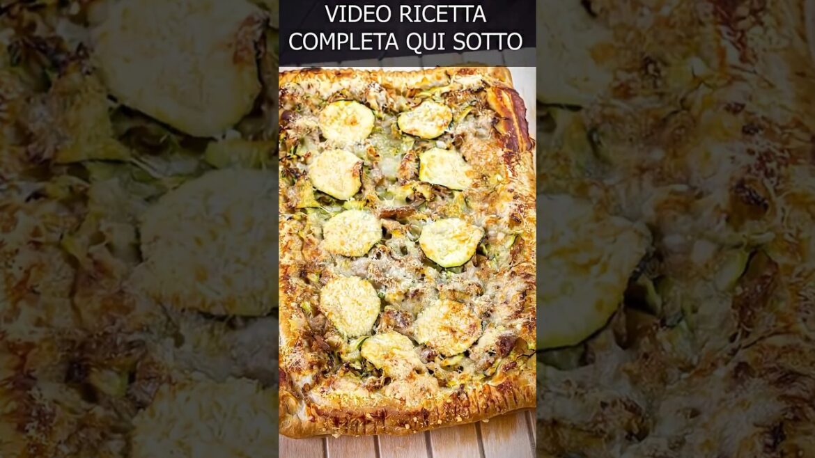 TORTA SALATA TONNO E ZUCCHINE