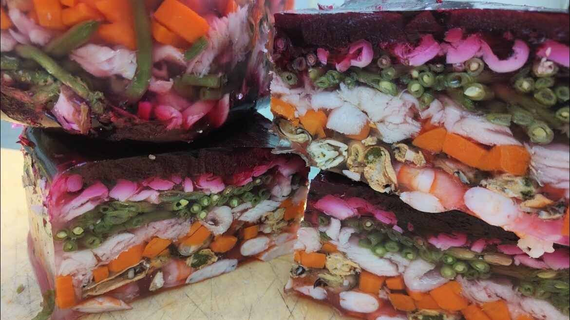 Cappon magro ricetta originale gelatina antica Osteria della castagna By @AnticaOsteriaByThajee