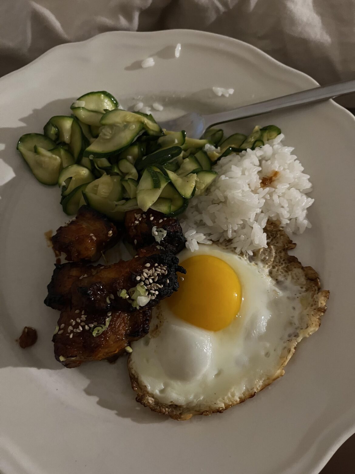 more protein/fibre less carbs!!