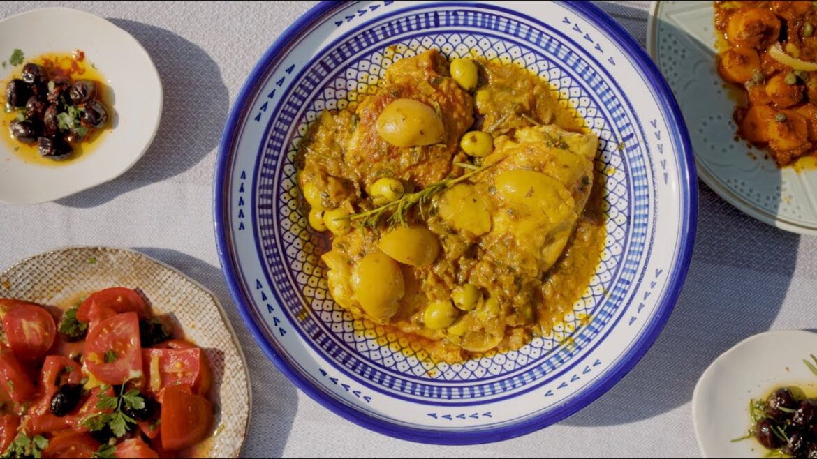 Chicken Tagine with Preserved Lemon & Olives | Classic Moroccan Recipe Chicken Tagine with Preserved Lemon & Olives | Classic Moroccan Recipe