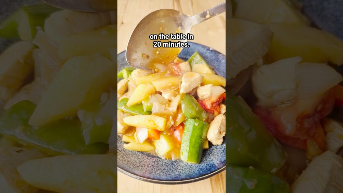 THAI SWEET & SOUR CHICKEN in 20 minutes #recipe