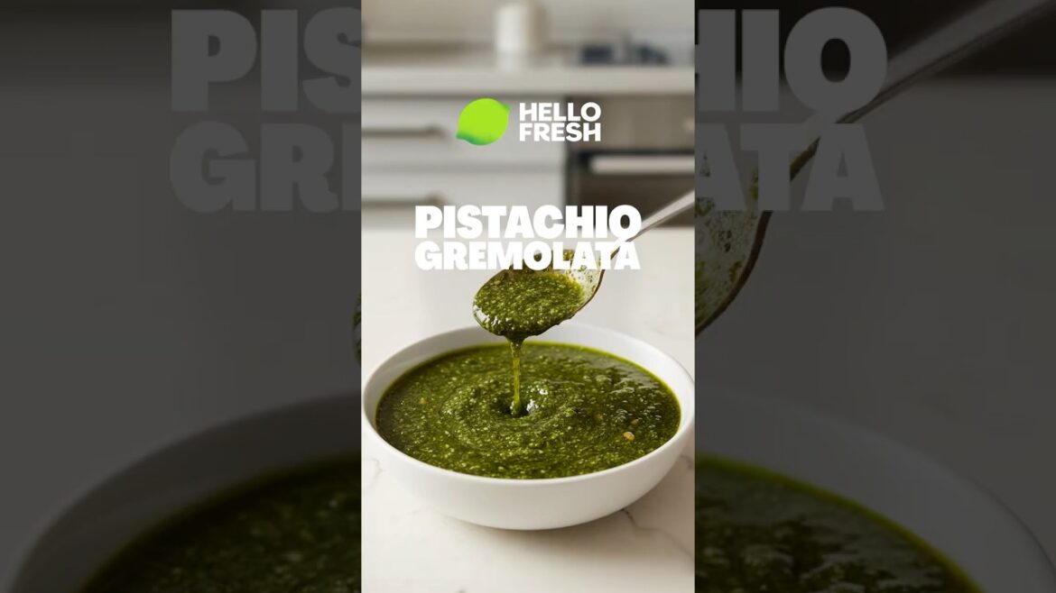 Pistachio Gremolata │ Fresh Italian Flavour in Minutes │ HelloFresh Pistachio Gremolata │ Fresh Italian Flavour in Minutes │ HelloFresh