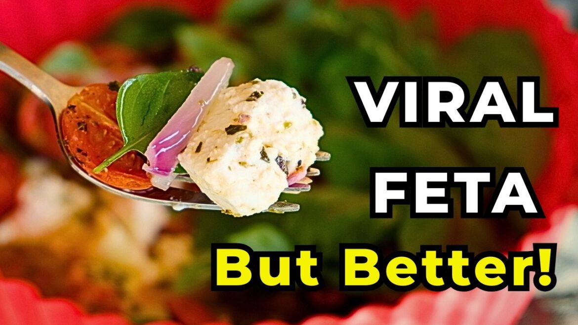 The Viral Baked Feta, But BETTER (15-Min Air Fryer Recipe)