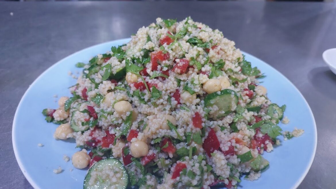 How to make Moroccan couscous salad try this easy and delicious recipe...