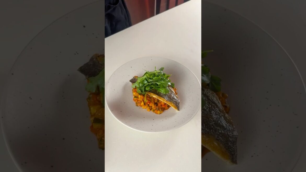 Branzino Fish with Ratatouille