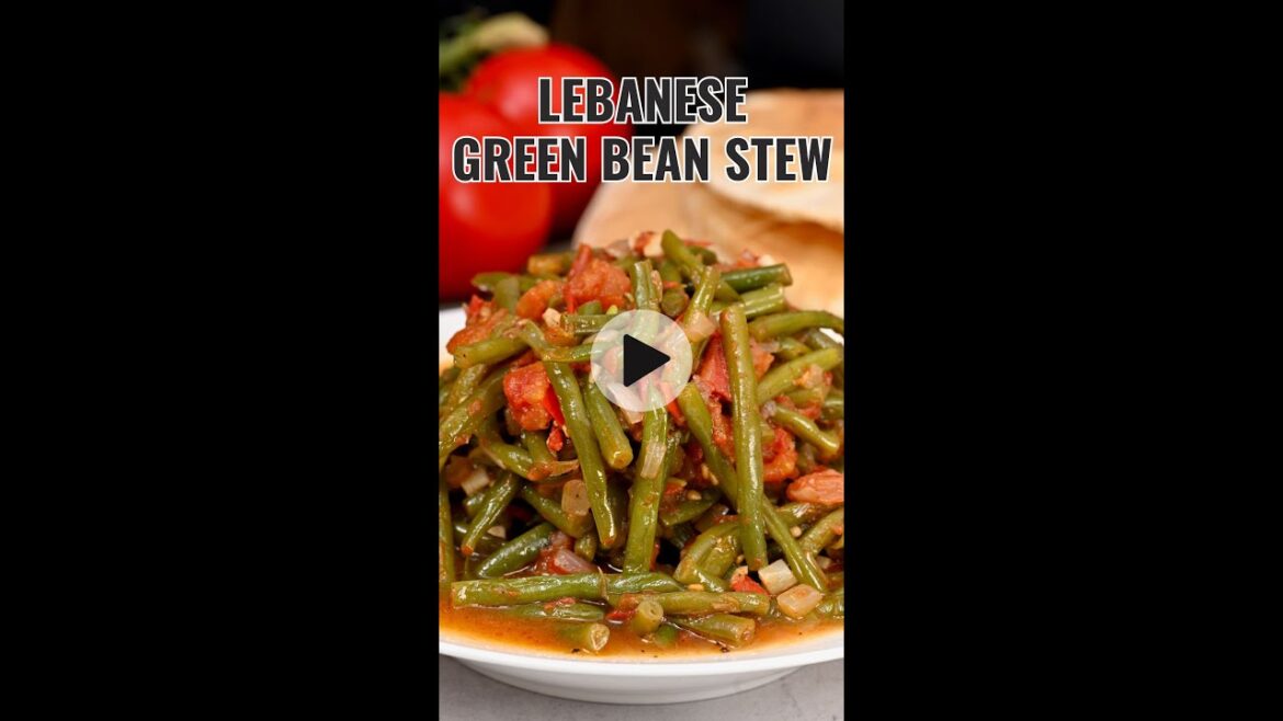 Lebanese Green Beans (Loubieh Bi Zeit)