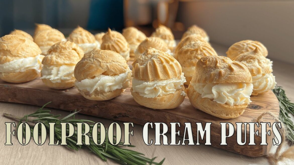 EASY CREAM PUFFS WITH SIMPLE INGREDIENTS – NO FANCY TOOLS NEEDED! FOOLPROOF RECIPE #baking #dessert EASY CREAM PUFFS WITH SIMPLE INGREDIENTS - NO FANCY TOOLS NEEDED! FOOLPROOF RECIPE #baking #dessert