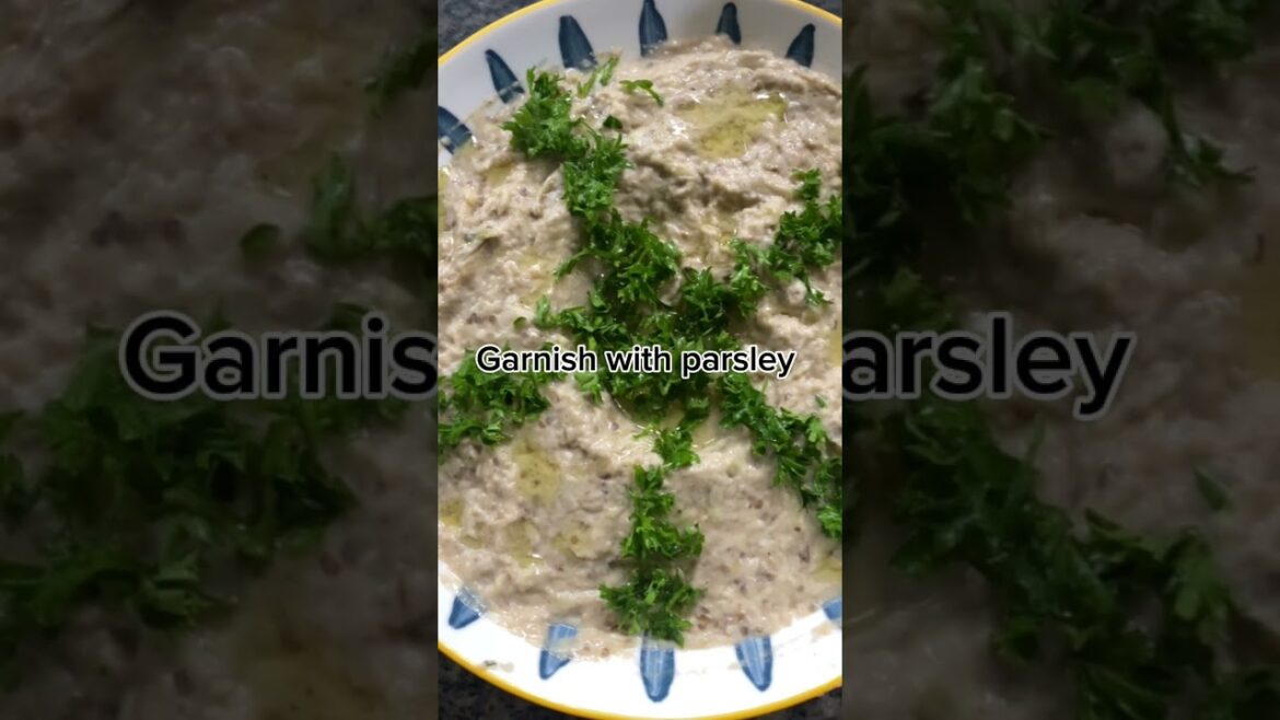 MUTABAL #eggplantrecipe #dip #myway #mediterranean #shortvideo #fypyoutubeshorts
