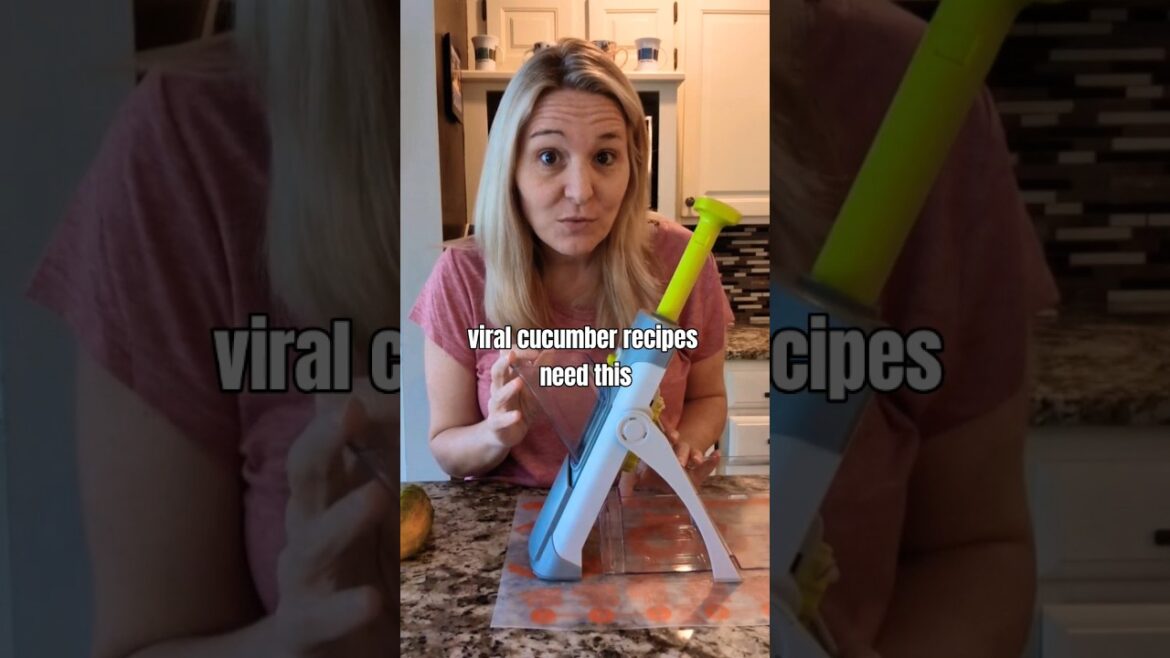 You need this for your cucumber recipes #pamperedchef