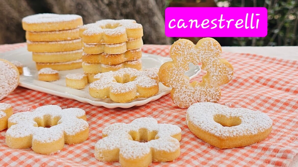 Canestrelli, biscotti friabili  in assoluto, con pasta frolla "ovis mollis"