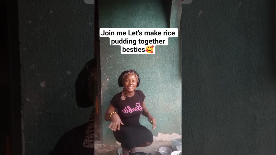 How to make RICE PUDDING❤️#youtubeshorts #ricepudding #food #cooking #explore #views