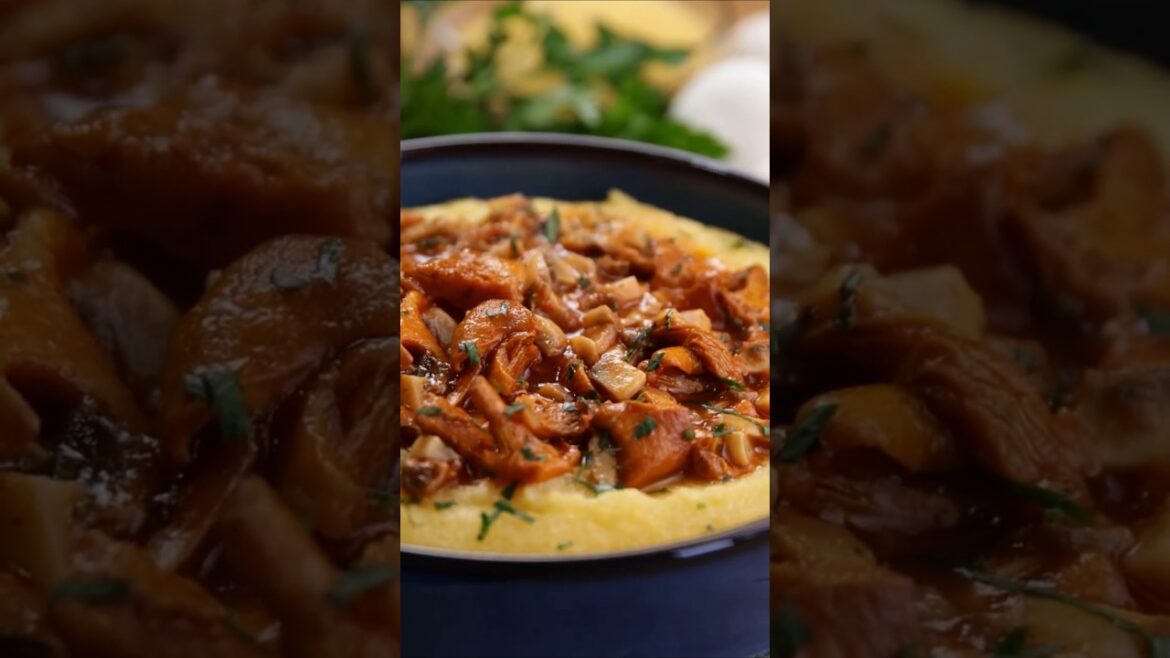 POLENTA E FUNGHI la Ricetta Facile di Buon'Idea