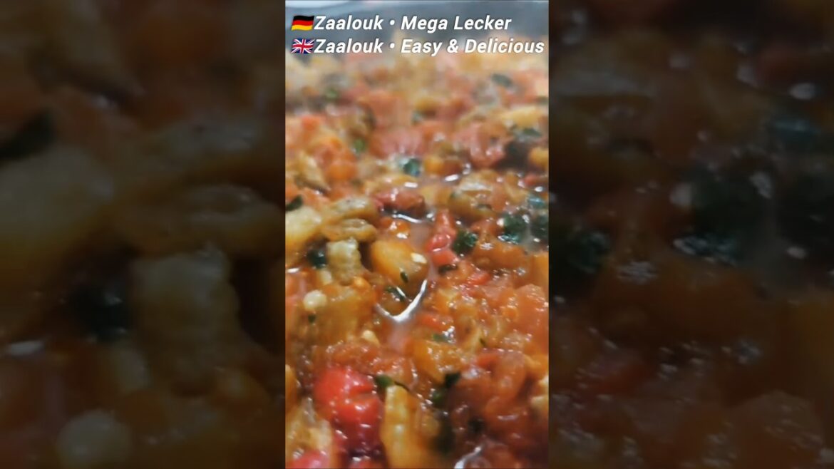 Zaalouk – Marokkanischer Auberginensalat | Moroccan Eggplant Salad
