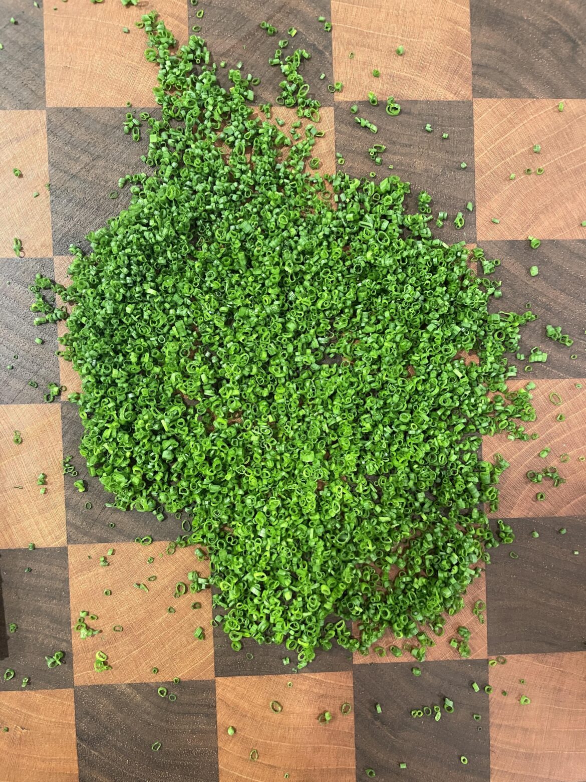 Cutting a couple of chives almost every day until this Reddit says they’re perfect. Day 58