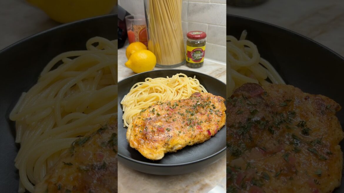 Chicken Piccata: One of my easy weeknight favorites! #recipes #chickenpiccata #30minutemeals