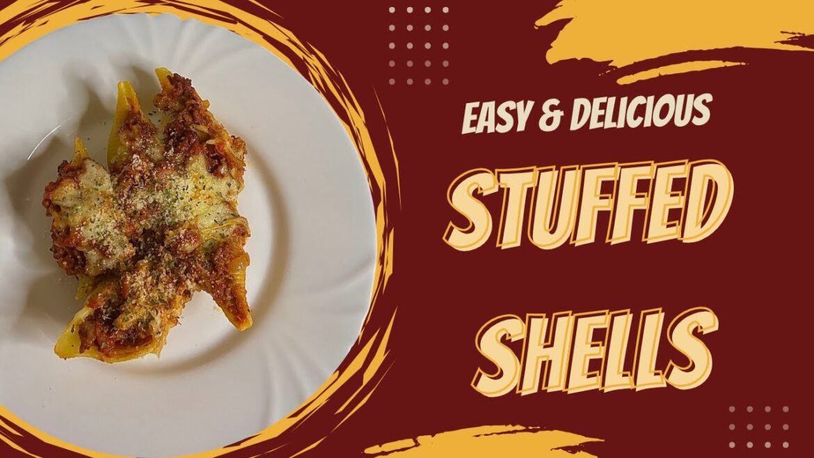 Cheesy Stuffed Shells with Beef & Chorizo | Easy Weeknight Dinner!