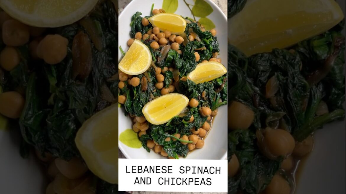 Lebanese Spinach and Chickpeas