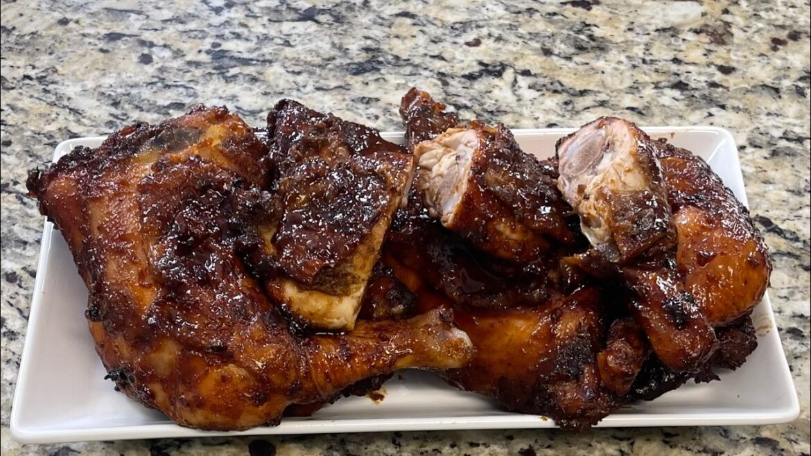 How to Make Jamaican Oven Jerk BBQ Chicken in the Oven