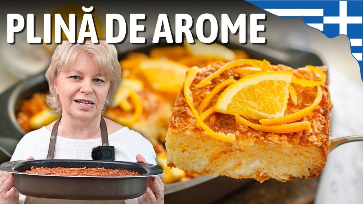 Ce poți face din foi rupte și portocale? Portokalopita – un desert de neratat!