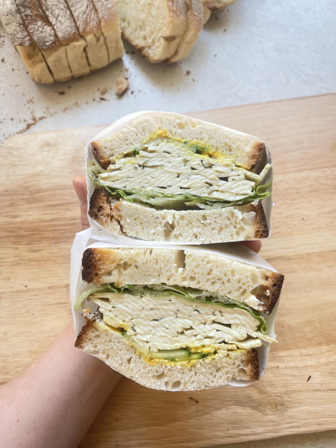 15 minute vegan lunch meat