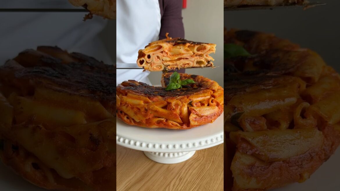 Leftover Pasta? Make the CRISPIEST Frittata di Pasta!