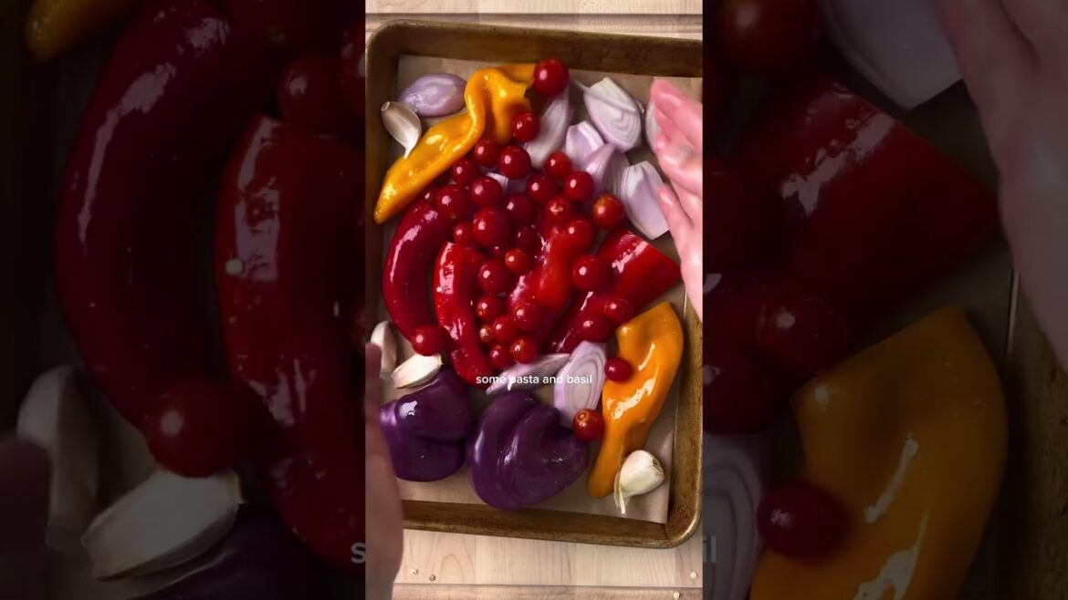 roast pepper pasta salad