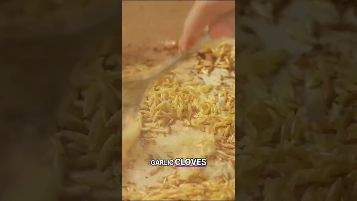 Quick Mediterranean Shrimp Orzo Skillet