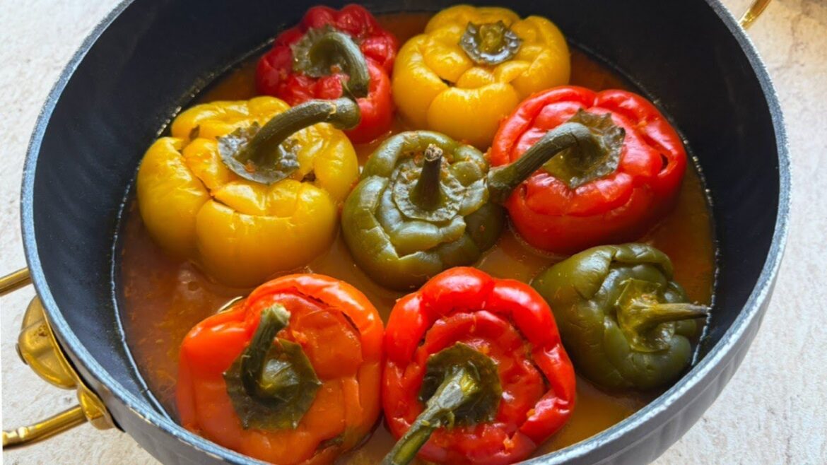 Fresh Bell Pepper Dolma | Easy, Flavorful & Homemade Recipe Fresh Bell Pepper Dolma | Easy, Flavorful & Homemade Recipe