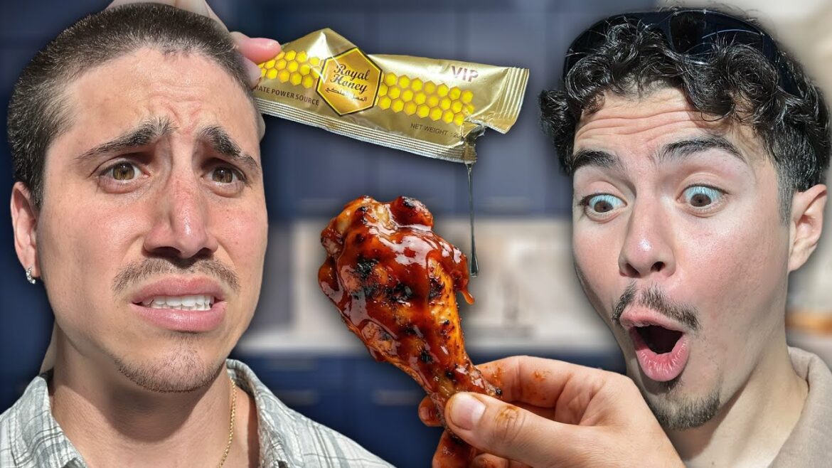 We Made Honey BBQ Wings With Honey Packs We Made Honey BBQ Wings With Honey Packs