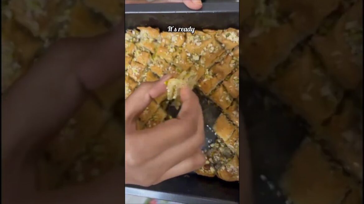 baklava recipe|| #trending #food #baklava #viralvideo #recipe #yummmmy #tasty #musttry #easyrecipe..