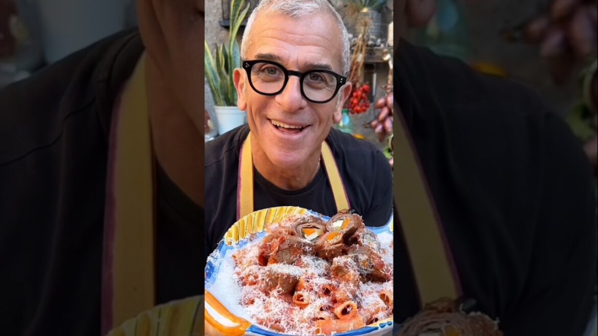 Pasta col sugo di involtini #chefmaxmariola