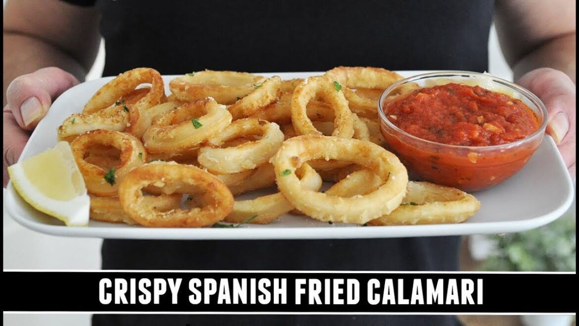 The Famous CRISPY Fried Calamari from Spain | Calamares a la Andaluza