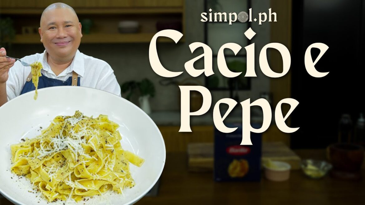 How to Make Cacio e Pepe (Fettuccine) | Easy Italian Pasta Recipe with Barilla