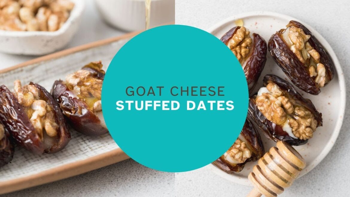 Goat Cheese Stuffed Dates